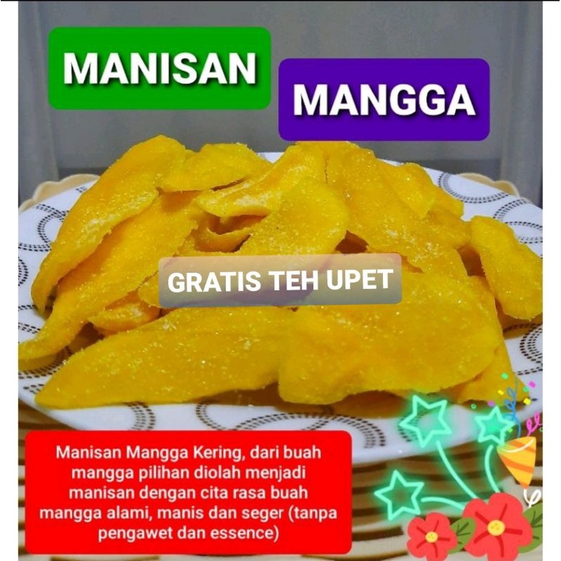 

Manisan Mangga 250 GRAM OLEH OLEH KHAS CIREBON ENAK GRATIS TEH UPET
