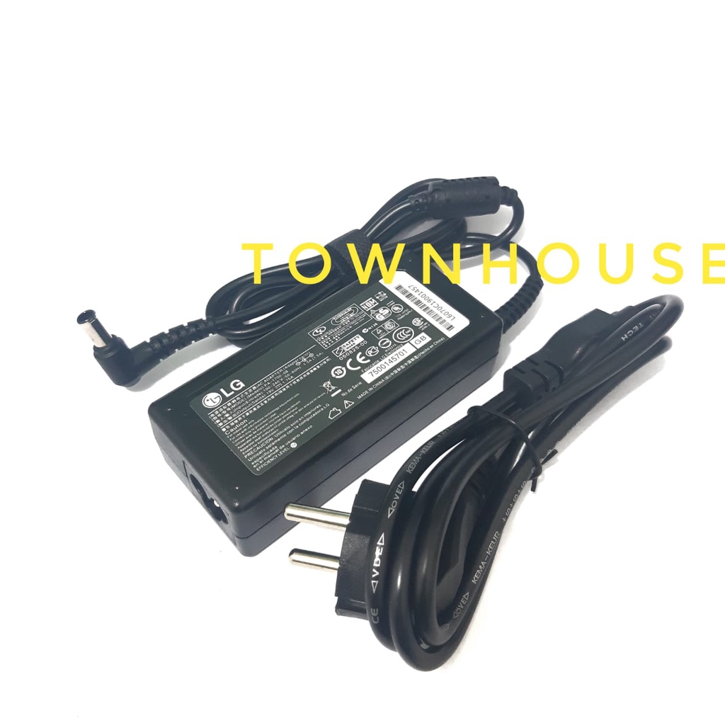 Charger Adapter for LG LG Monitor LCD TV AC 19V 2.1A /1.6A untuk LG Monitor LCD TV AC Adaptor Kabel Catu Daya 32LH510 LCAP21C LCAP25B ADS-45SN-19-3 E225e1s E2251T E2051S