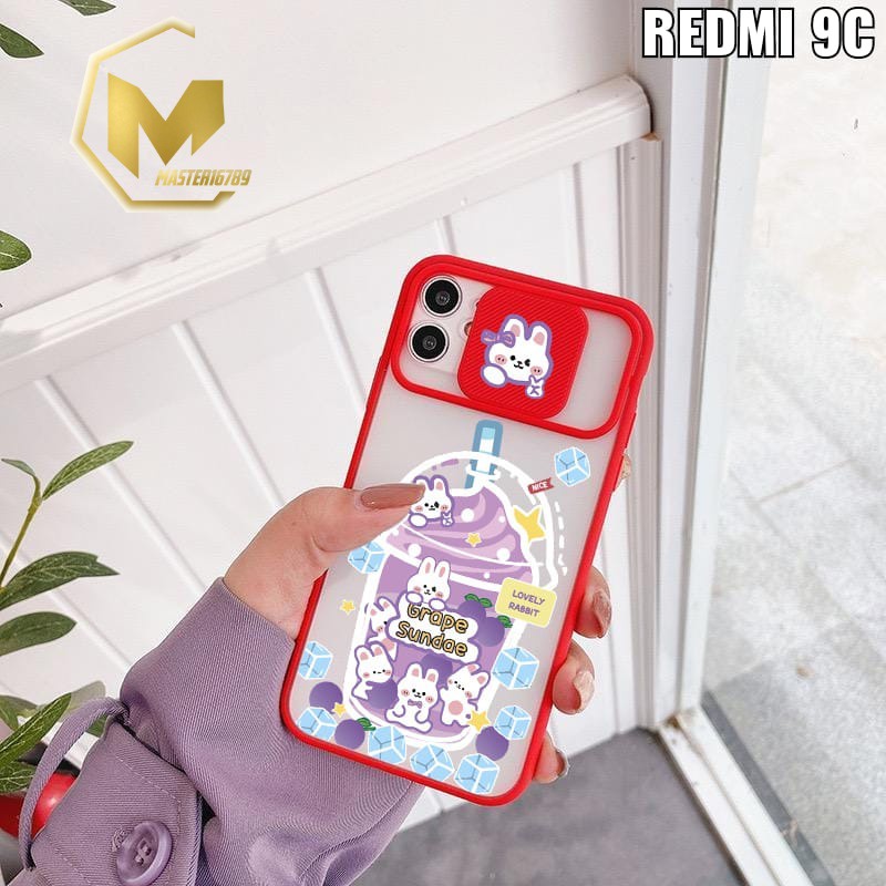 SS071 CASE SLIDE KARAKTER XIAOMI REDMI 9T 4A 5A 6A 8 9 9A 9C 10 10C 10 4G NOTE 4 4X 8 9 10 PRO POCO X3 M3 PRO  MA2004