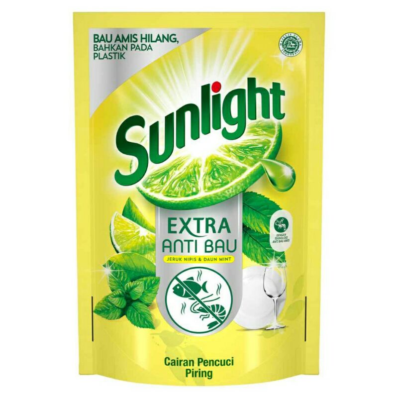 Sunlight Extra Anti Bau Jeruk Nipis dan Daun Mint 755ML