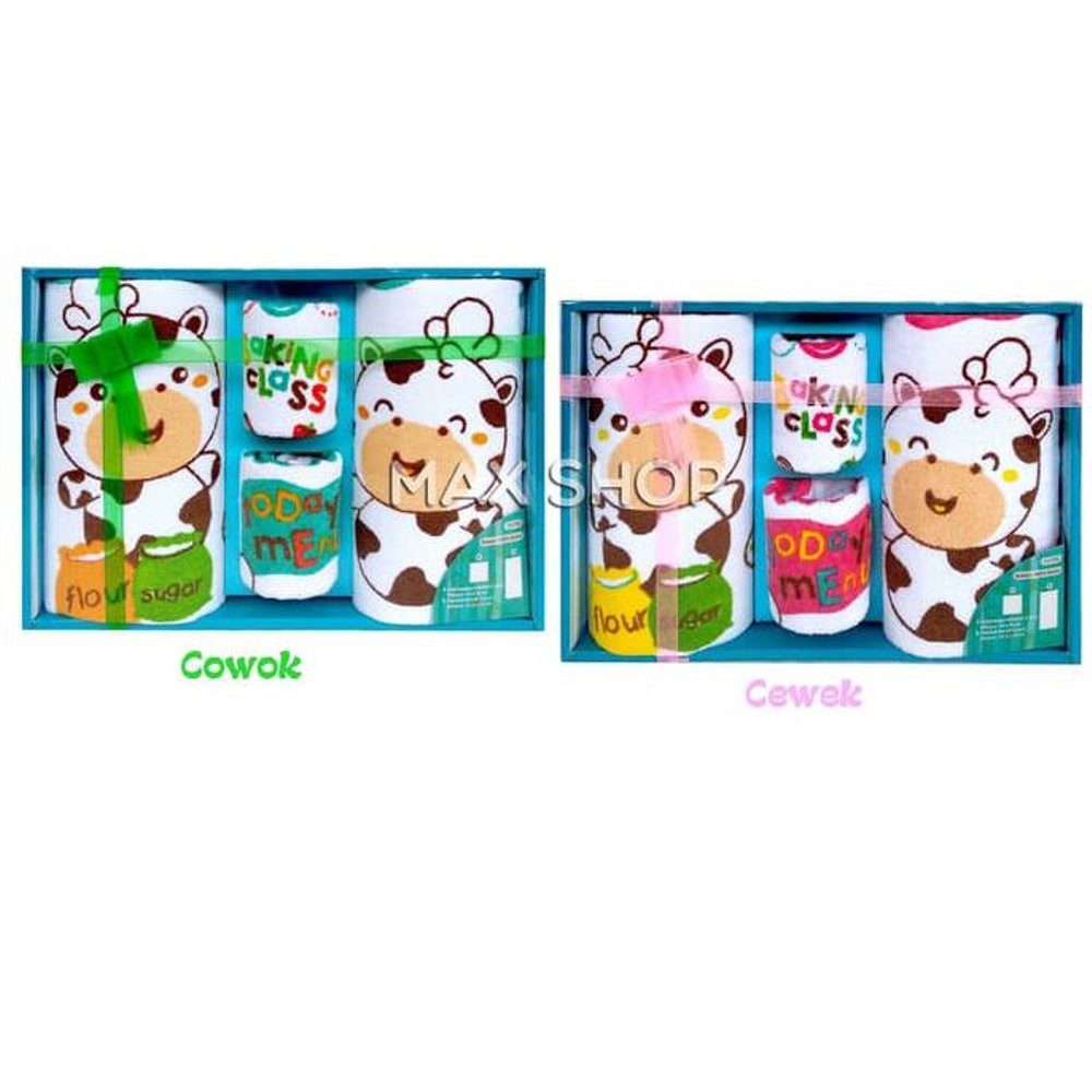 Paket Handuk Baby Set - Kiddy Just Baby - Bingkisan Kado Lahiran