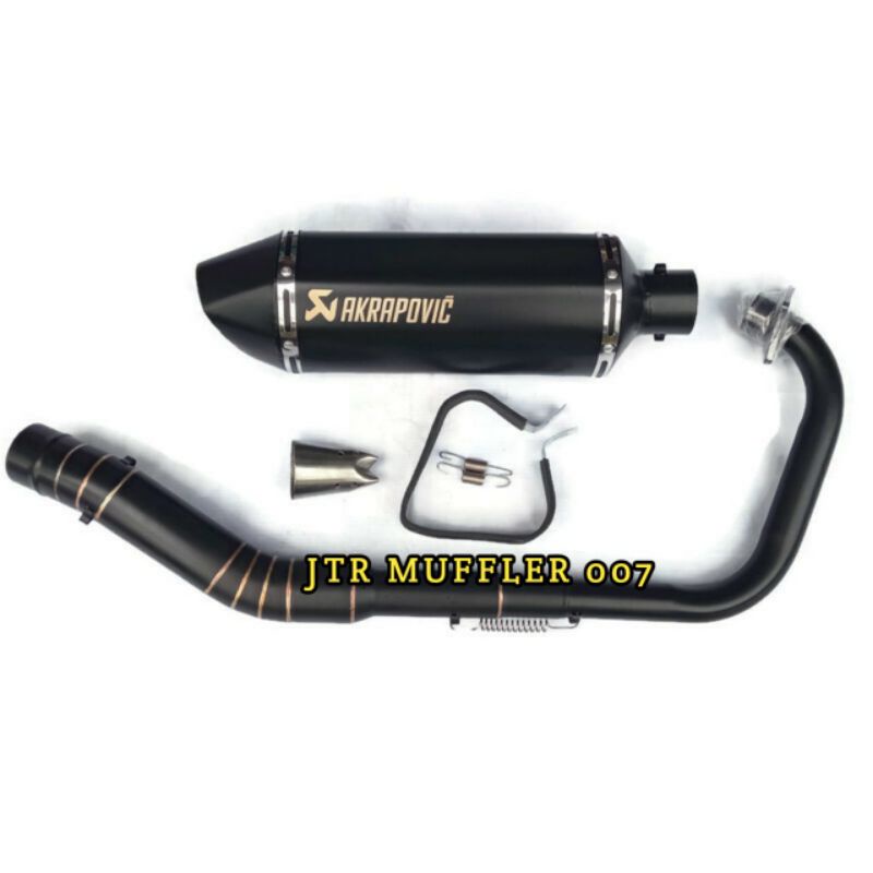 Knalpot racing Akrapovic black Xsr 155 R15 V3 V4