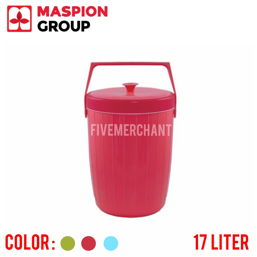 Termos Nasi Maspion Rice Bucket USA 17 Liter Termos Es Maspion Ice Bucket 17L Maspion B I015