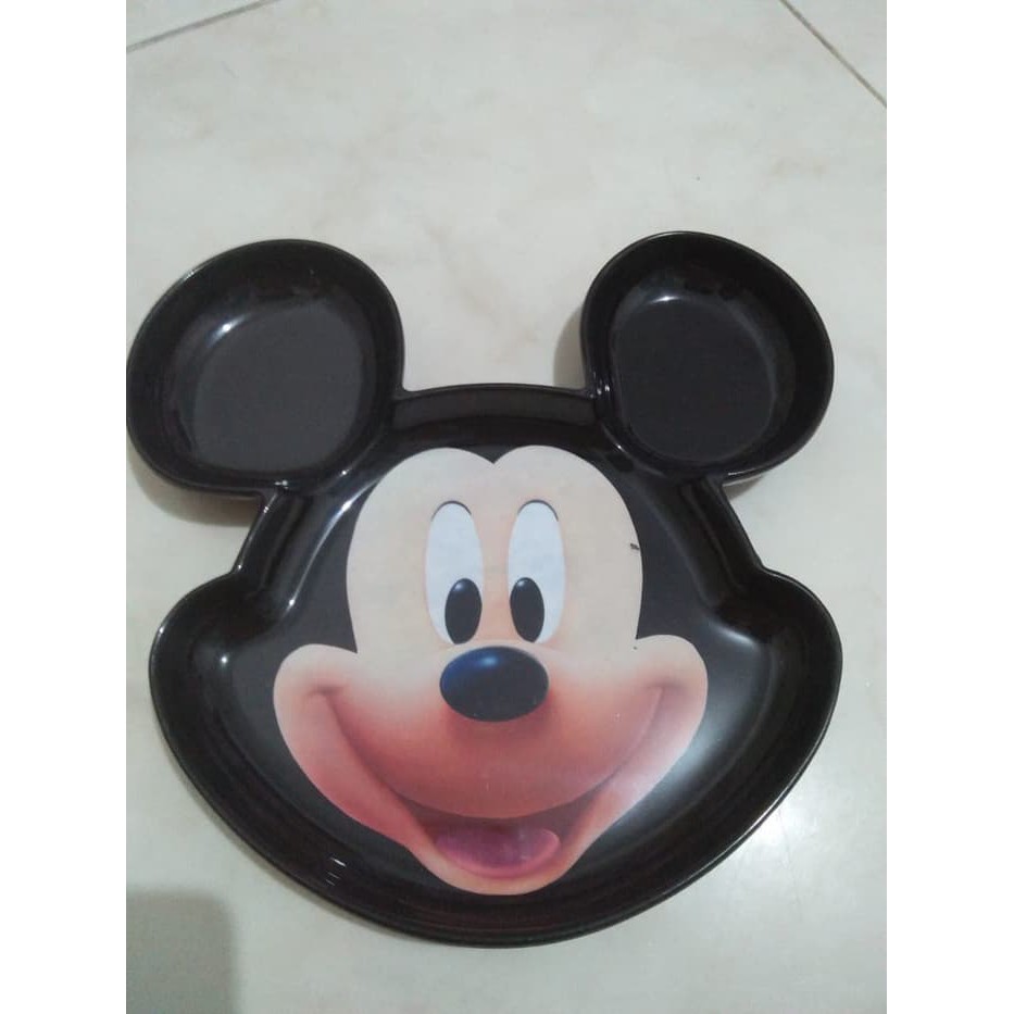 Piring Makan Anak Melamin Karakter Mickey Mouse Disney