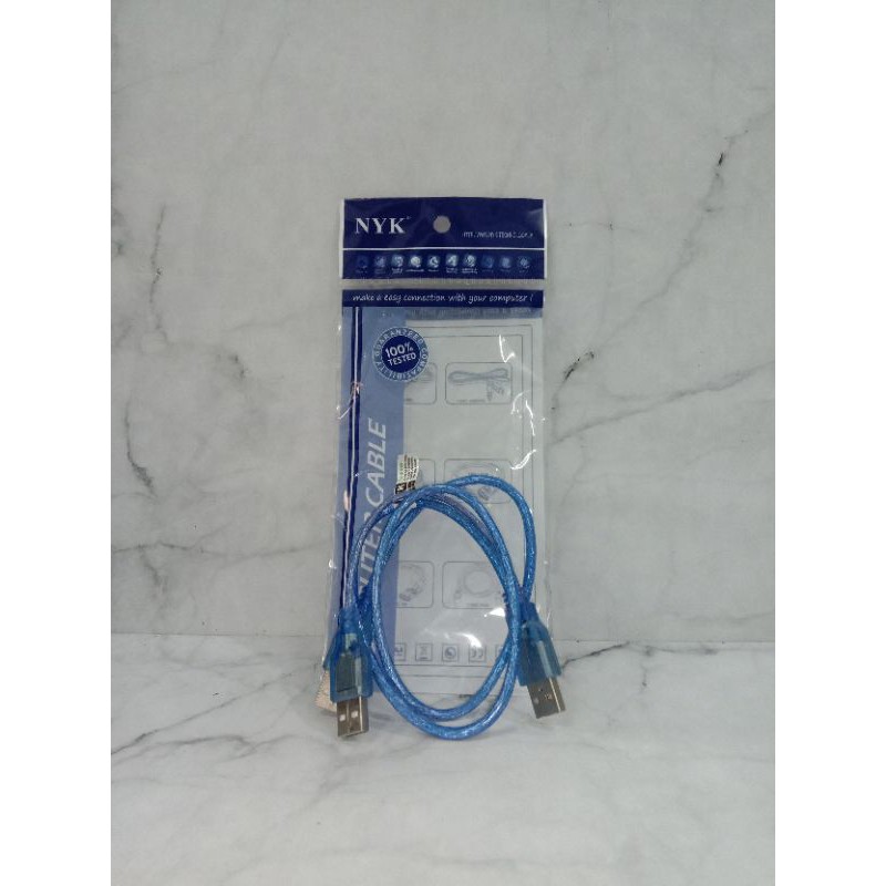 Kabel USB 2.0 M to 2M Cabang Nyk / Kabel USB 2.0 Cabang