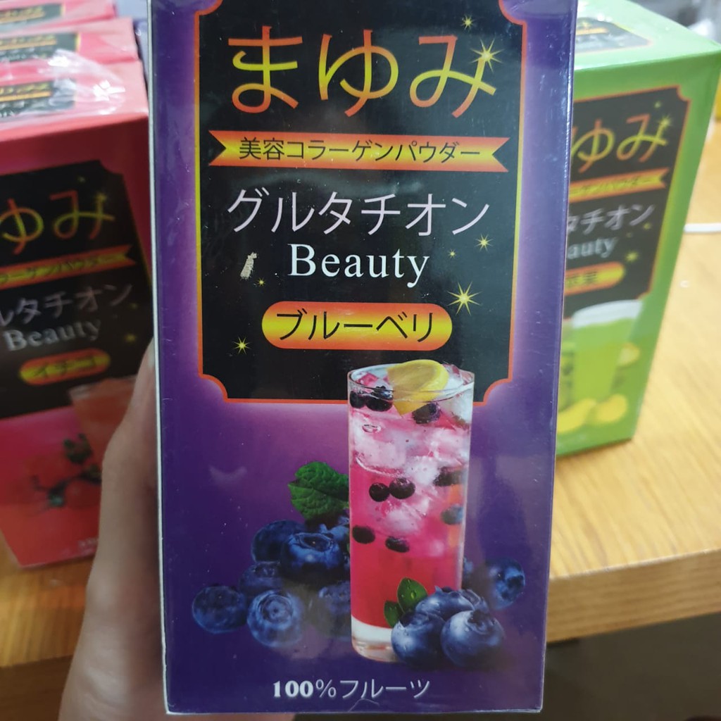 Blueberry 200g - Mayumi Collagen Beauty Drink - Original Jepang