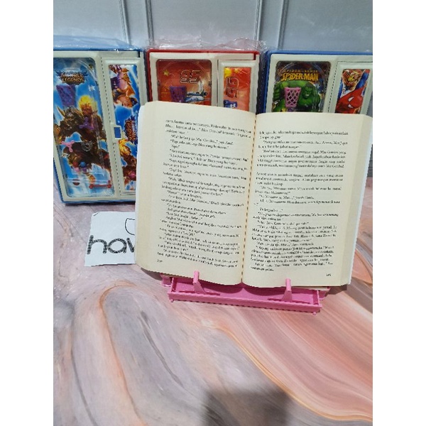 kotak pensil ada GAME PINBALL + DUDUKAN BUKU untuk MEMBACA/PENSIL CASE PLASTIK-2