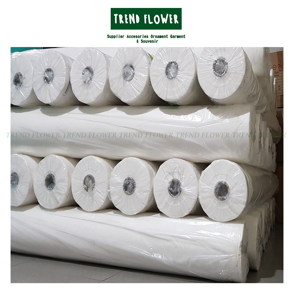 [ GROSIR ] KAIN SPUNBOND NON-WOVEN GRAMASI 100 BAHAN MASKER APD SPUNBOND TEBAL 100 GSM