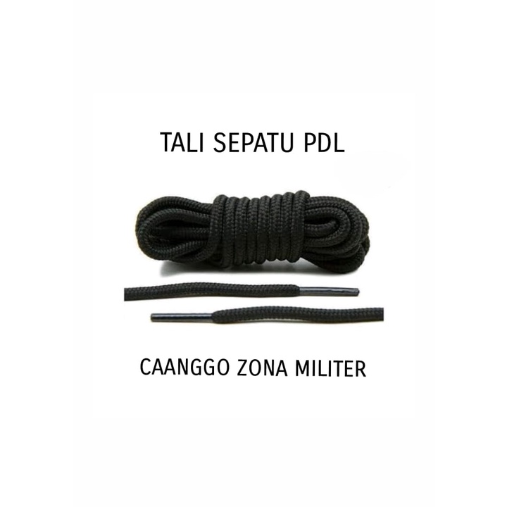 tali sepatu pdl hitam panjang 150cm