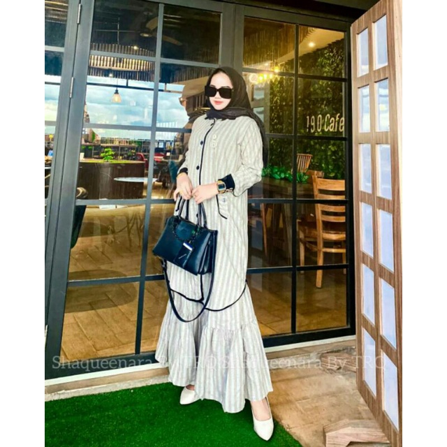 ONE SET ROK TUNIK UMPAK SHAQUEENARA BY TRQ