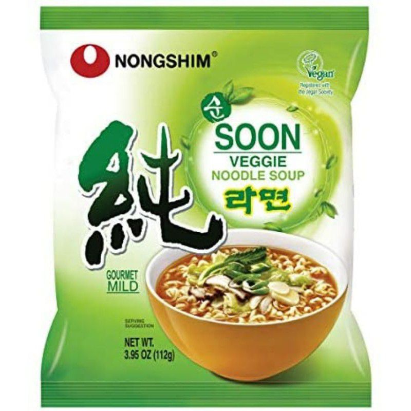 

(NONGSHIM - SOON VEGGIE RAMYUN 112g)