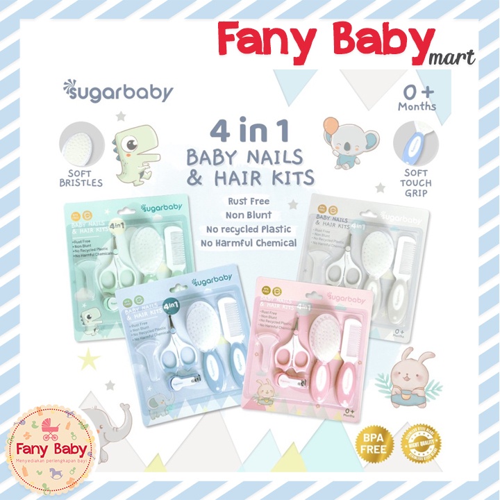 SUGAR BABY 4 IN 1 BABY NAIL &amp; HAIR KITS