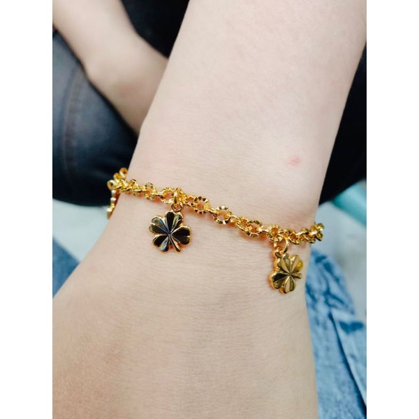 gelang tangan wanita lapis emas//perhiasan//gelang