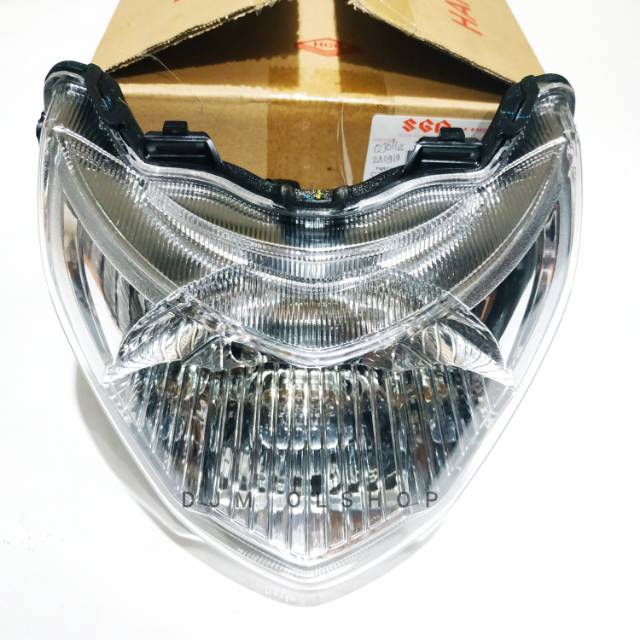 Reflektor Lampu Depan Assy Plus Bohlam - Fiting Lampu Suzuki Spin New Original SGP 35100-46G61-000