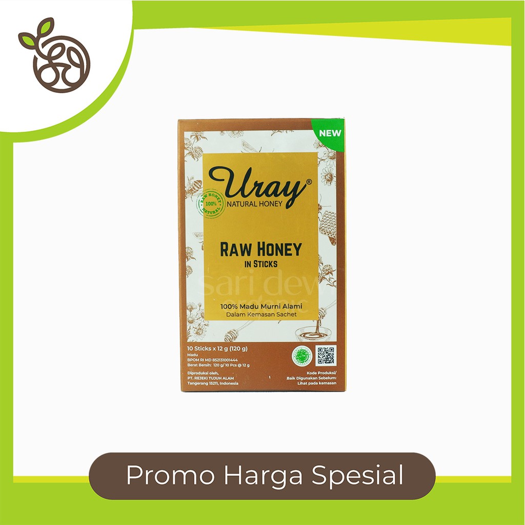 

URAY NATURAL HONEY IN STICKS (10 SACHET)