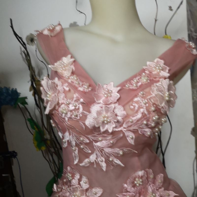 gaun pengantin second