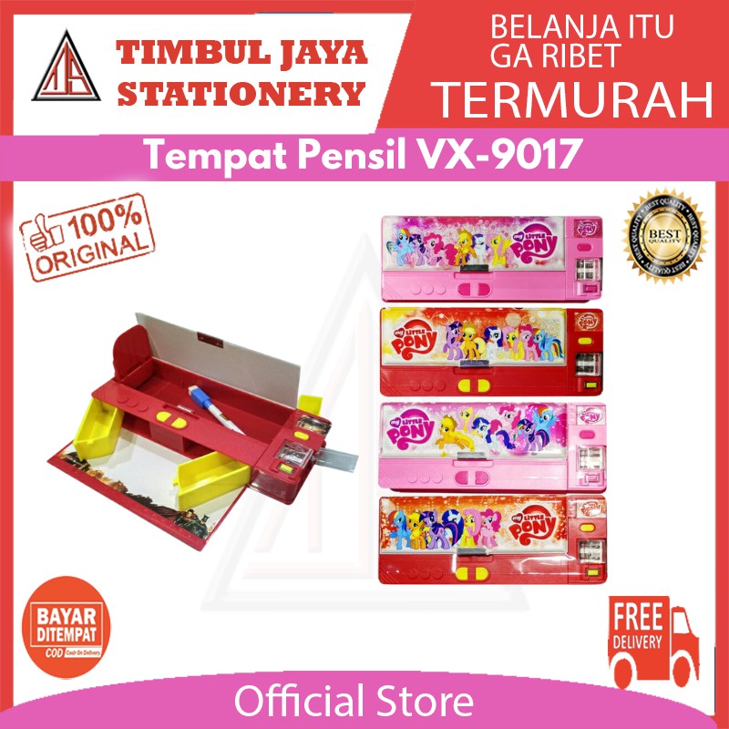 

TEMPAT PENSIL KOTAK PENSIL MAGNET LITTLE PONY + WHITE BOARD VX-9017