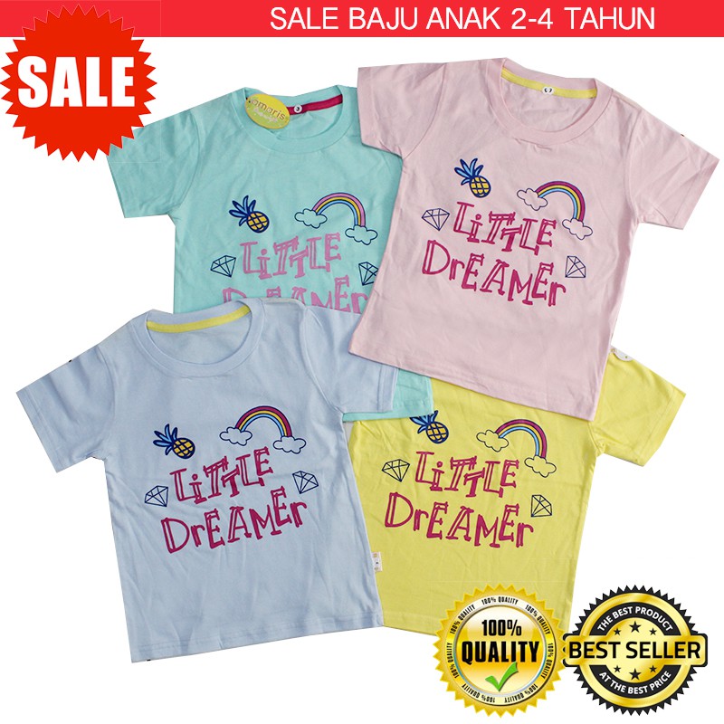 

Amaris Kaos Atasan Anak Perempuan 2-4 Tahun