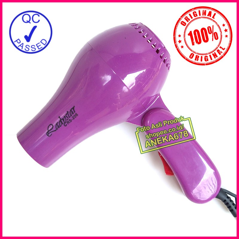 LADYSTAR LS-206 HAIRDRYER MINI LIPAT 450W HAIR DRYER