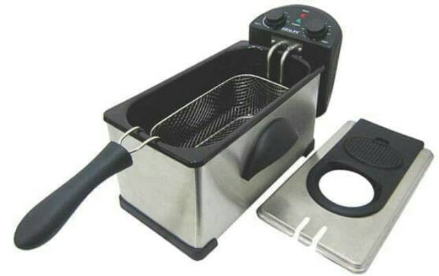 Deep Fryer 4L IL200DF Idealife IL 200DF Alat Penggoreng Listrik 4 Liter Mesin Penggorengan Elektrik WL Shop masak stainless