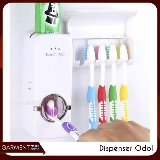 [cod] Dispenser Odol + Gantungan Sikat Gigi Berkualitas