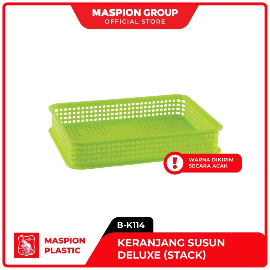 Maspion Keranjang Plastik Susun Serbaguna - Deluxe