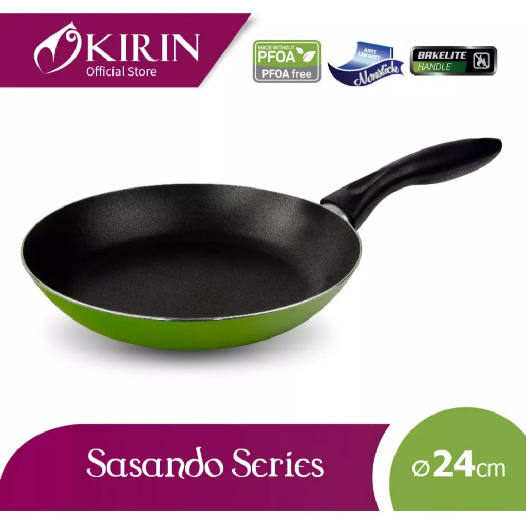 Frypan Teflon Kirin Sasando 24 cm Penggorengan Teflon Kirin 24cm Wajan Kirin Non Stick