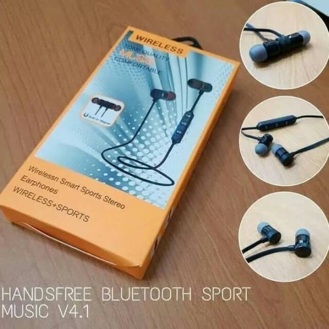 Headset Bluetooth magnet 4.1/handsfree bluetooth sport music wireless