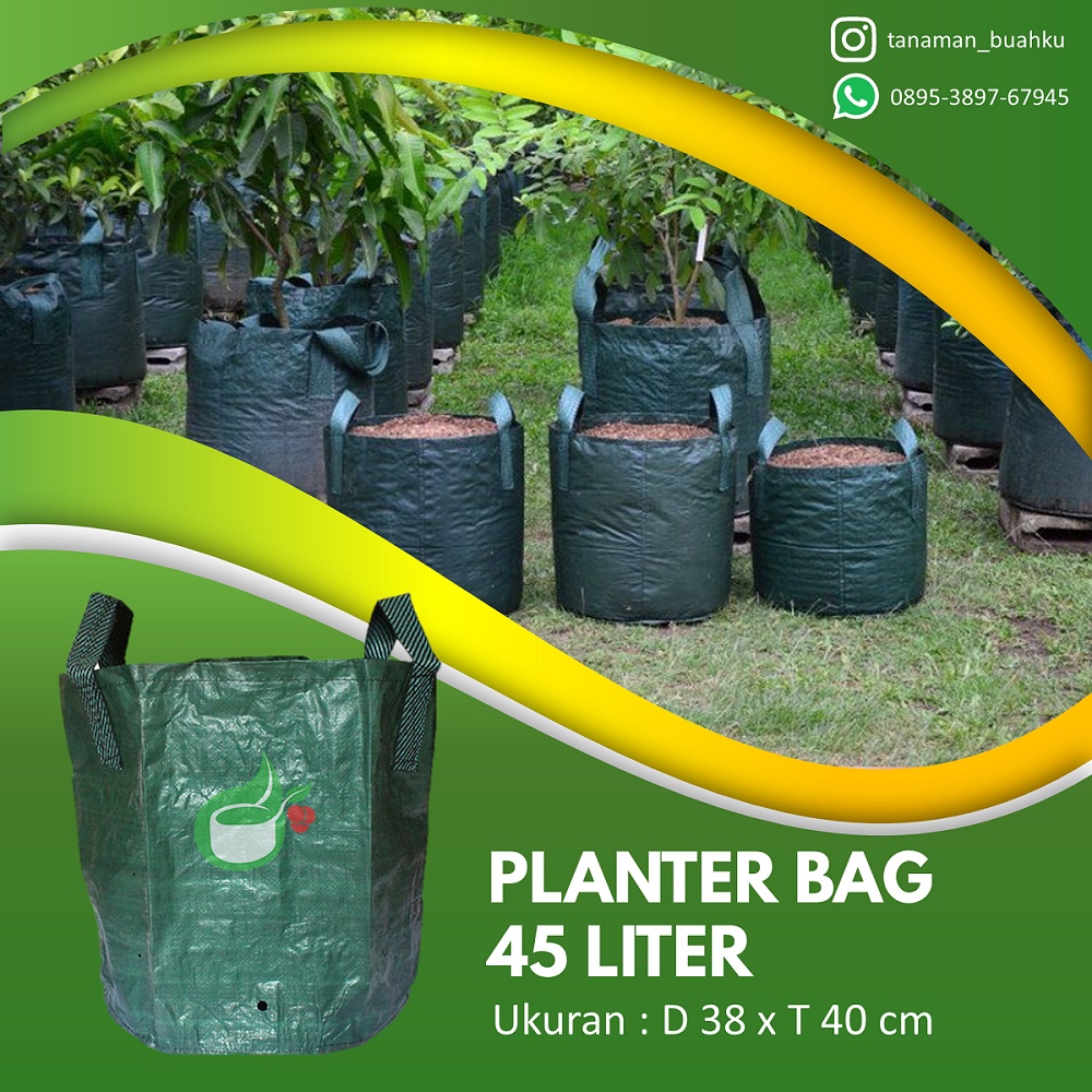 Planter Bag 45 Liter Tambulampot Polybag Ukuran Besar Pot Tanaman Buah