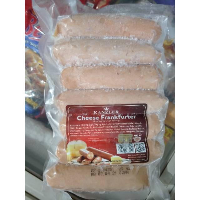 

Cheese Frankfurter Kanzler berat 1 kg