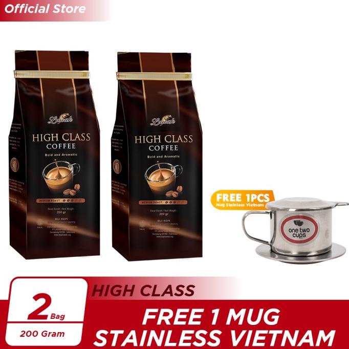 

Kopi Luwak High Class Medium Roast Bean 200gr Twin Pack -Diskon Besar
