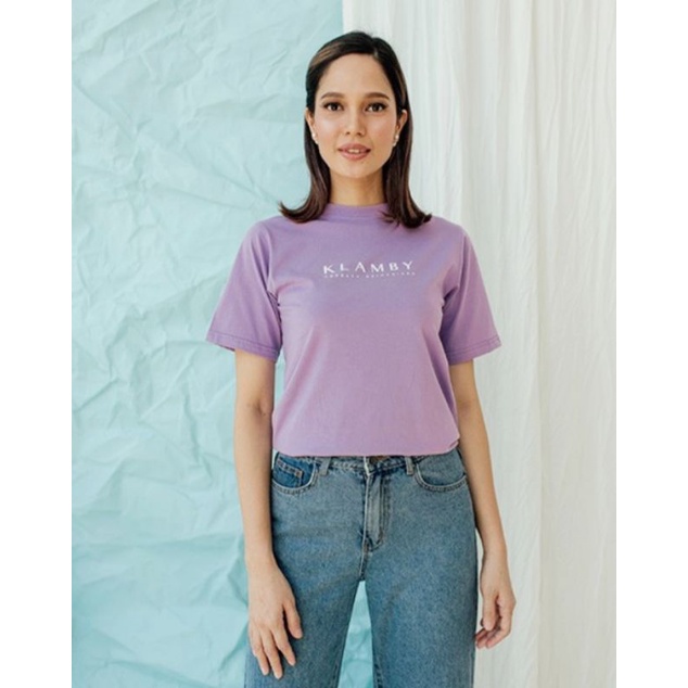 14. Preloved T Shirt wearingklamby in Lilac size L bukan preloved heavent lights zytadelia vanillahi