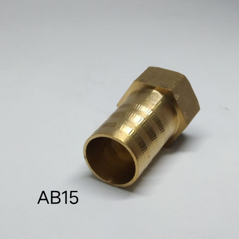 Hose Nepel selang gas Kuningan berkualitas Anti karat 1/2X5/8inch AB15