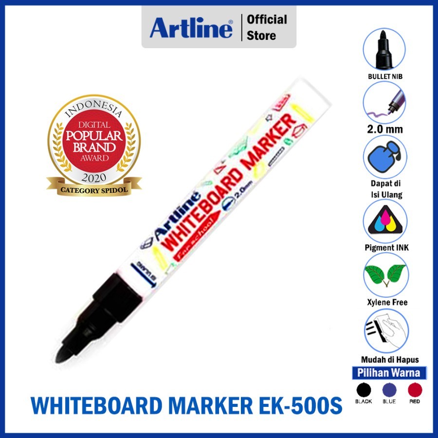 

SPIDOL ARTLINE NON PERMANENT WHITEBOARD MARKER EK-500S