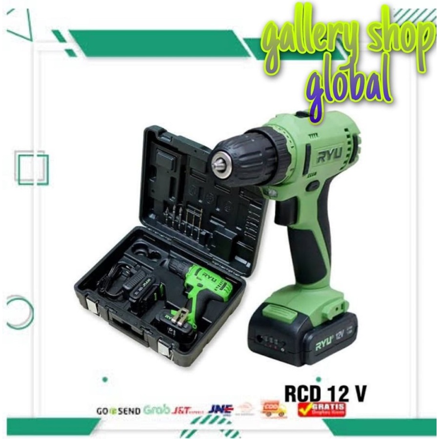 ryu MESIN BOR BATERAI / CHARGER 12V TEKIRO RYU RCD-12V