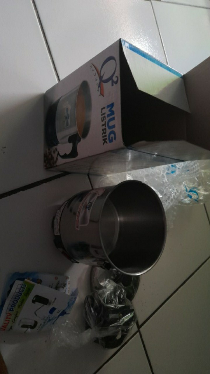 Teko Listrik Q2 / Mug Listrik Q2 / Muk Listrik Q2 / Teko Pemanas Air Q2