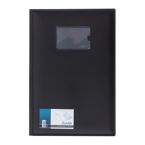 

[Zada] Bantex Exclusive Display Book Folio (24 Pockets) Black 8821 10