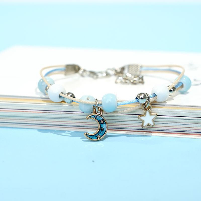 Gelang couple Daisy etnik bead Tali persahabatan Braided Bracelet/Friendship Adjustable Fashion Aksesoris-Q