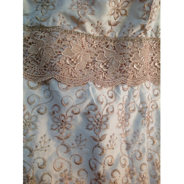 Mukena Terusan Sutra Paris Swarovsky