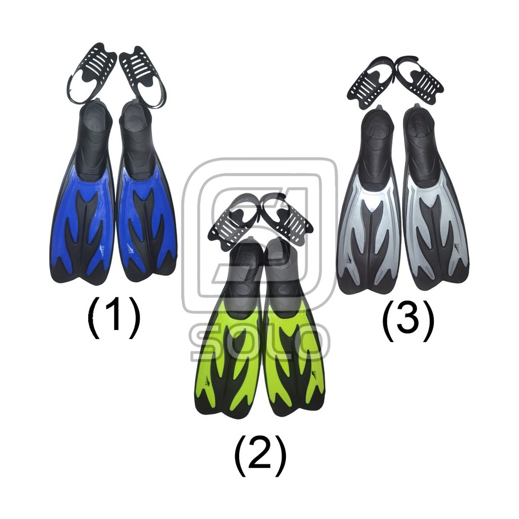 FIN Kaki Katak Seals Sepatu Katak Sepatu Selam