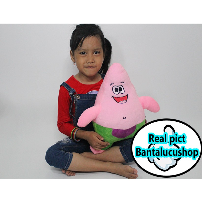 Boneka Patrick Star Ukuran Sedang Tinggi 40CM