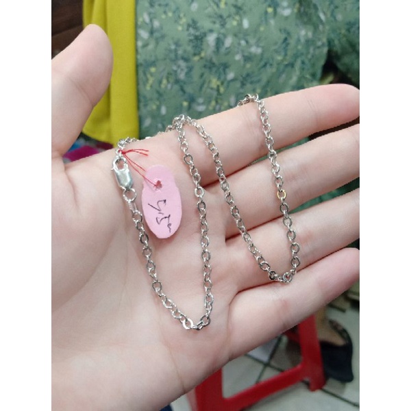 Kalung anak nori vensy S925 / perhiasan perak 925 berlapis emas