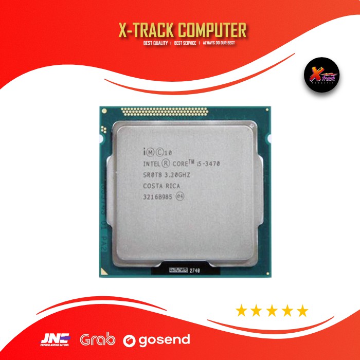 PAKET MOBO H61 &amp; Intel Core i5 3470 (Cache 6M, hingga 3,60 GHz)