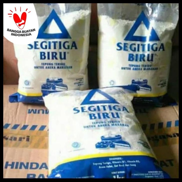 

Tepung Terigu Segitiga Biru 1 Kg, Gojek Or Grab Only...1 Karton Isi 12