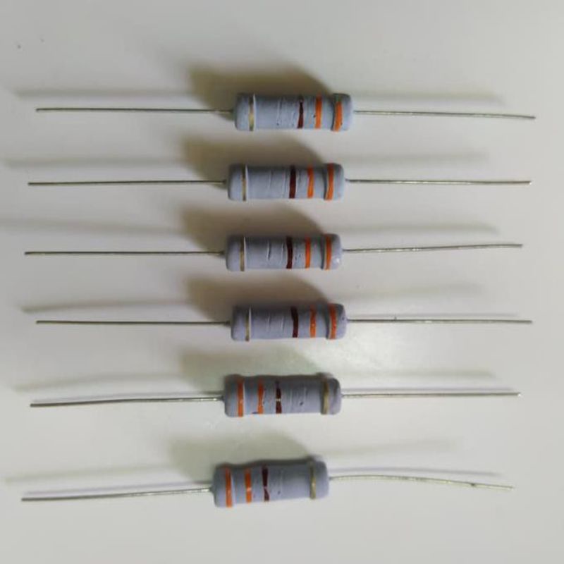 10 PCS RESISTOR 330 OHM 2 WATT / 330OHM 2W