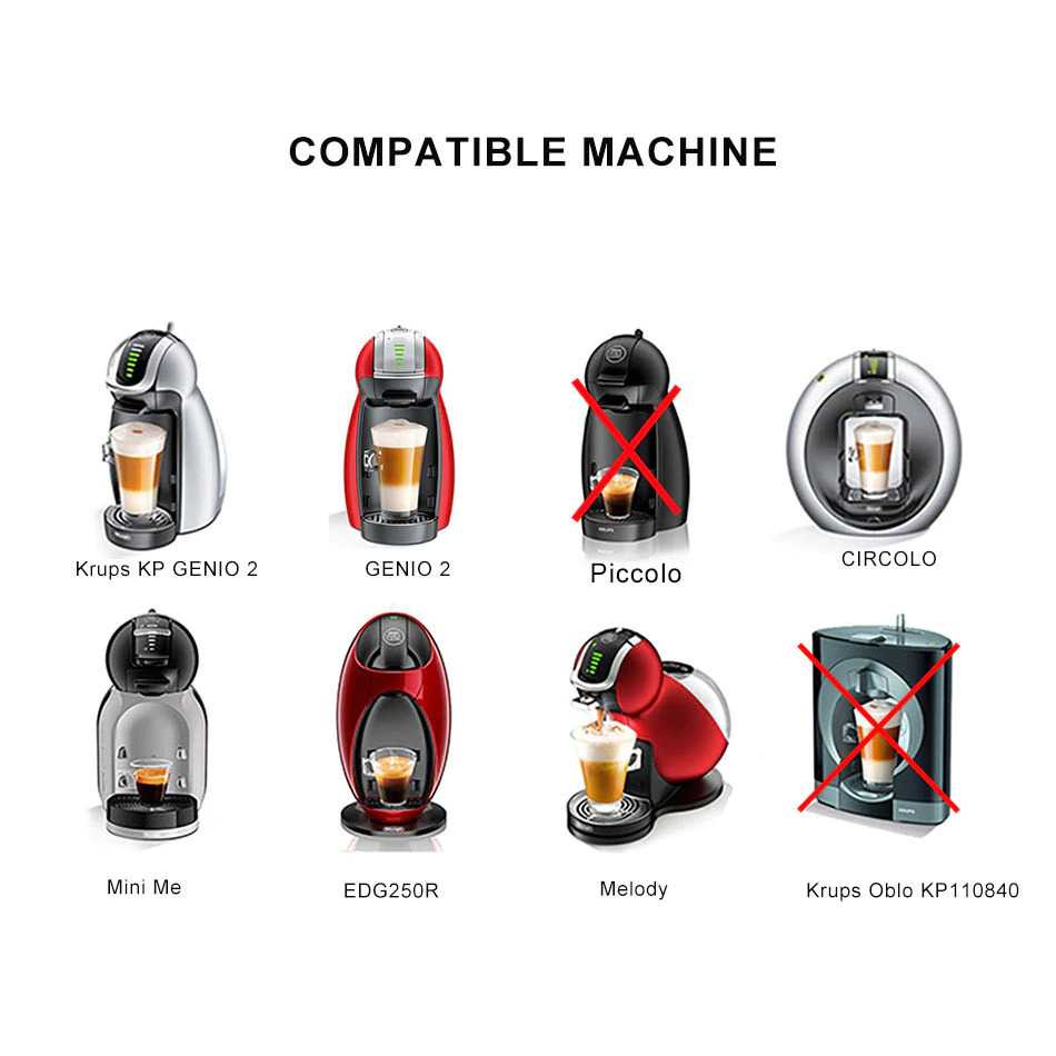Icafilas Adapter Capsule for Nespresso Dolce Gusto