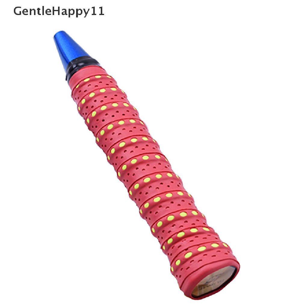 Gentlehappy Serap Keringat Raket Tape Anti slip Handle Grip Untuk Tenis Badminton Squash Band