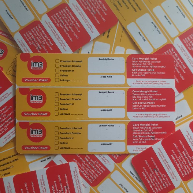 VOUCHER IM3 /INDOSAT ZERO JATENG & DIY