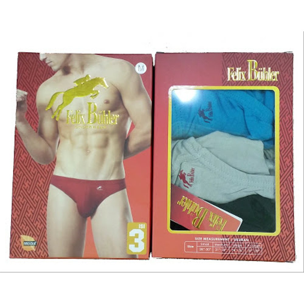 Celana Dalam Pria Felix Buhler FB 1059 Isi 3 Murah