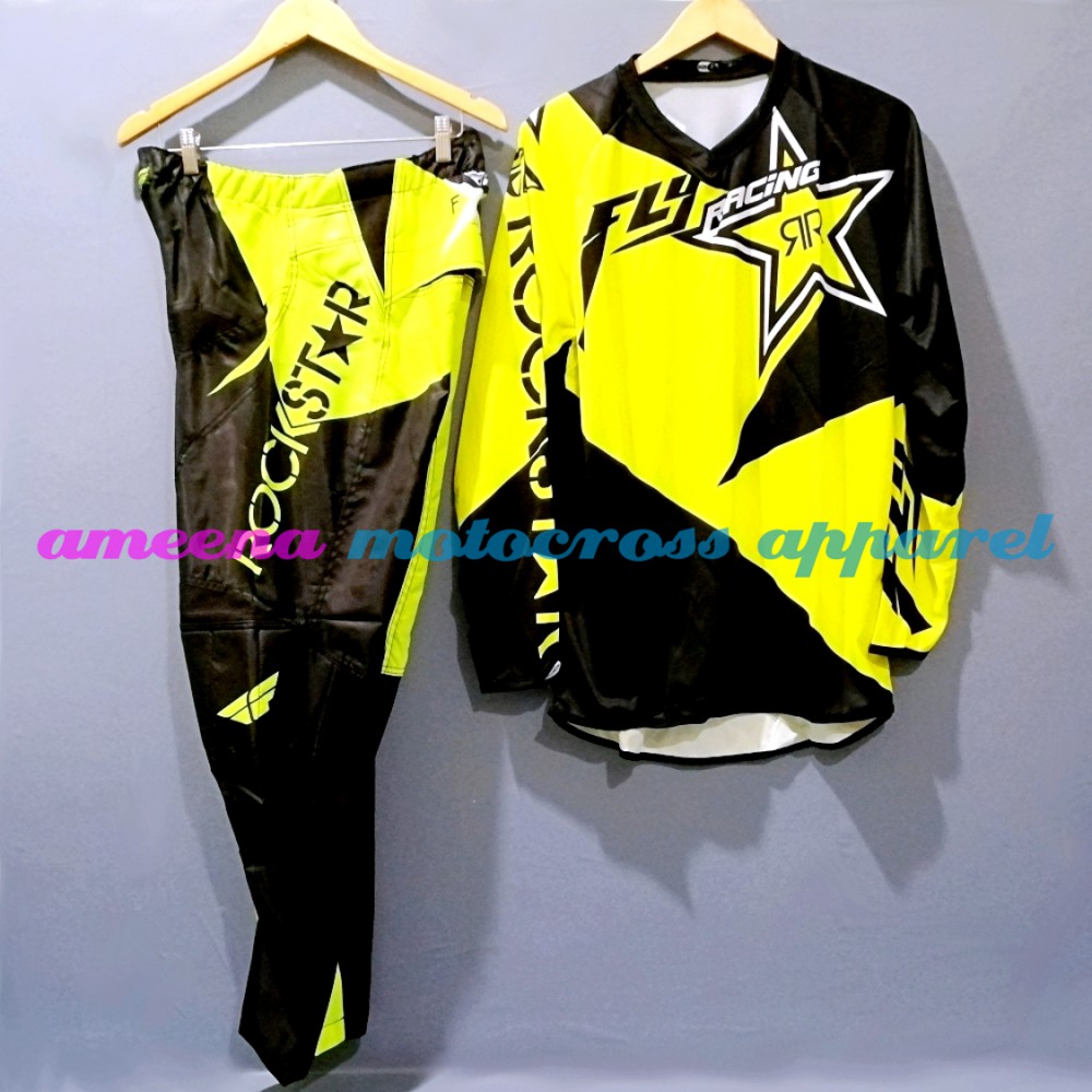 Jerseyset Cross, Sepatu Trail &amp; Sarung Tangan Motocross Fullset - JSG007A